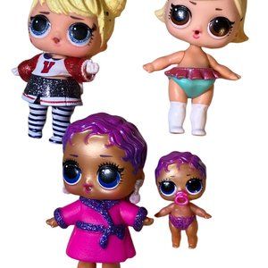 L.O.L. Surprise dolls Lot of 4 Dolls